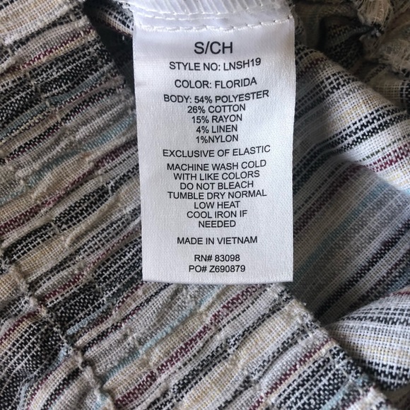 Linen Shorts, Collection CI SONO - Picture 3 of 6